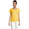 Camiseta sostenible mujer Crusader Women. Color amarillo.