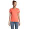 Camiseta sostenible mujer Crusader Women. Color pop orange.