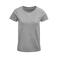 Camiseta sostenible mujer Crusader Women. Color gris mezcla.