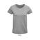 Camiseta sostenible mujer Crusader Women. Color gris mezcla.