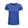 Camiseta sostenible mujer Crusader Women. Color azul royal.
