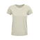 Camiseta sostenible mujer Crusader Women. Color blanco natural.