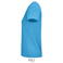 Camiseta sostenible mujer Crusader Women. Color azul aqua.