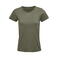Camiseta sostenible mujer Crusader Women. Color verde caqui.