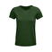 Camiseta sostenible mujer Crusader Women. Color verde botella.