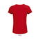 Camiseta sostenible mujer Crusader Women. Color rojo.