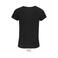 Camiseta sostenible mujer Crusader Women. Color negro oscuro.