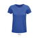Camiseta sostenible mujer Crusader Women. Color azul royal.