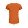 Camiseta sostenible mujer Crusader Women. Color naranja.