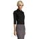Camisa manga 3/4 Easycare mujer Effect Women. Color negro.