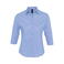 Camisa manga 3/4 Easycare mujer Effect Women. Color azul cielo claro.