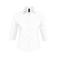 Camisa manga 3/4 Easycare mujer Effect Women. Color blanco.
