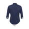 Camisa manga 3/4 Easycare mujer Effect Women. Color azul oscuro.