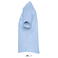 Camisa Oxford manga corta Easycare mujer Elite Women. Color azul cielo.