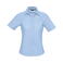 Camisa Oxford manga corta Easycare mujer Elite Women. Color azul cielo.