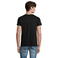 Camiseta sostenible ajustada unisex Epic. Color negro oscuro.