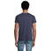 Camiseta sostenible ajustada unisex Epic. Color azul profundo.