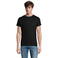 Camiseta sostenible ajustada unisex Epic. Color negro oscuro.