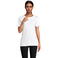 Camiseta sostenible ajustada unisex Epic. Color blanco.