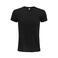 Camiseta sostenible ajustada unisex Epic. Color negro oscuro.