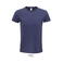 Camiseta sostenible ajustada unisex Epic. Color azul profundo.