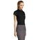 Camisa manga corta Easycare mujer Excess Women. Color negro.