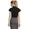 Camisa manga corta Easycare mujer Excess Women. Color negro.