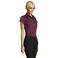 Camisa manga corta Easycare mujer Excess Women. Color rojo vino.