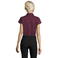 Camisa manga corta Easycare mujer Excess Women. Color rojo vino.