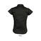 Camisa manga corta Easycare mujer Excess Women. Color negro.