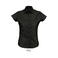Camisa manga corta Easycare mujer Excess Women. Color negro.