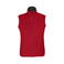 Chaleco softshell reciclado mujer Falcon BW Women. Color chili.