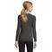 Jersey punto mujer Glory Women. Color gris antracitamezcla.