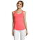 Camiseta tirantes mujer Jade Women. Color neon coral.