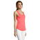 Camiseta tirantes mujer Jade Women. Color neon coral.