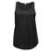 Camiseta tirantes mujer Jade Women. Color negro.