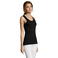 Camiseta tirantes mujer Jane Women. Color negro oscuro.