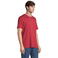 Camiseta sostenible unisex Legend. Color folk red.