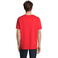 Camiseta sostenible unisex Legend. Color rojo vivo.