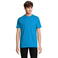 Camiseta sostenible unisex Legend. Color azul aqua.