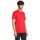 Camiseta sostenible unisex Legend. Color rojo vivo.