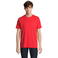 Camiseta sostenible unisex Legend. Color rojo vivo.
