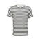 Camiseta sostenible unisex Legend. Color ecru/navy.