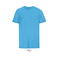 Camiseta sostenible unisex Legend. Color azul aqua.