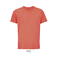 Camiseta sostenible unisex Legend. Color pop orange.