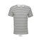 Camiseta sostenible unisex Legend. Color ecru/navy.