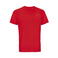 Camiseta sostenible unisex Legend. Color rojo vivo.