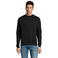 Sudadera unisex New Supreme. Color negro.