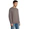 Sudadera unisex New Supreme. Color gris franela.