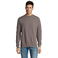 Sudadera unisex New Supreme. Color gris franela.